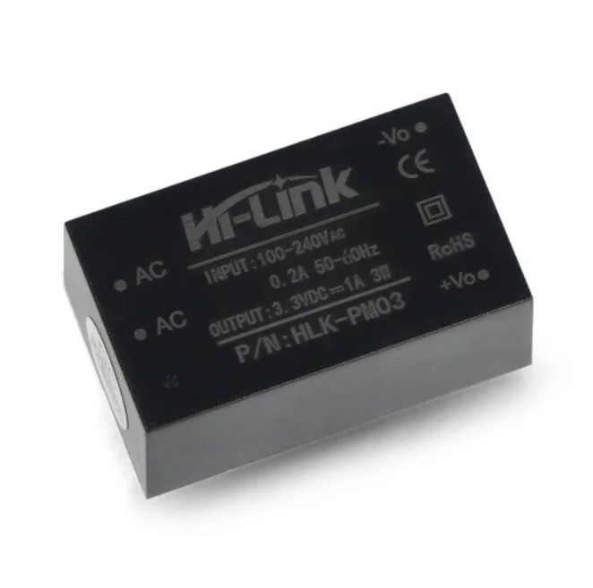 CONVERSOR DE VOLTAJE HI-LINK HLK-PM03 220/110VAC 3,3VDC 1A 3W - Imagen 3