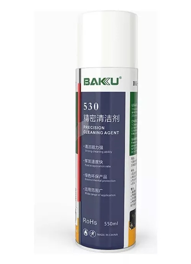 LIMPIADOR DE CONTACTOS PLACAS ELECTRÓNICAS 550ML BAKU - Imagen 5