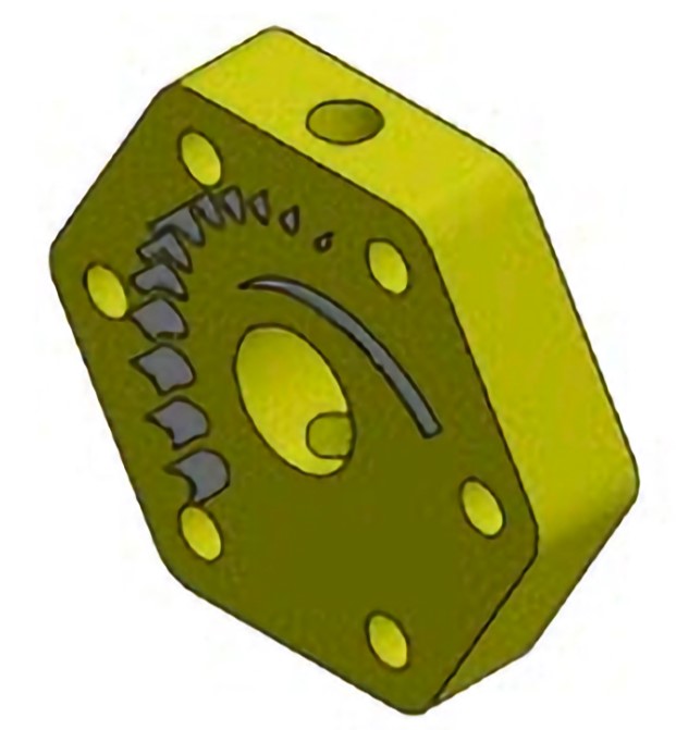 PAR DE ACOPLES HUB FINGERTECH PARA LLANTAS MEGA SUMO EJE 4MM - Imagen 2
