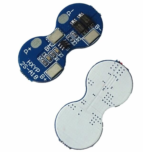 MÓDULO CARGADOR BATERÍA LITIO BMS 18650 2S 4A HXYP-2S-A18 - Imagen 2