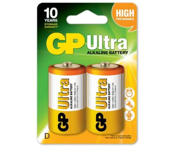 PILA TIPO D ALCALINA GP * 2U