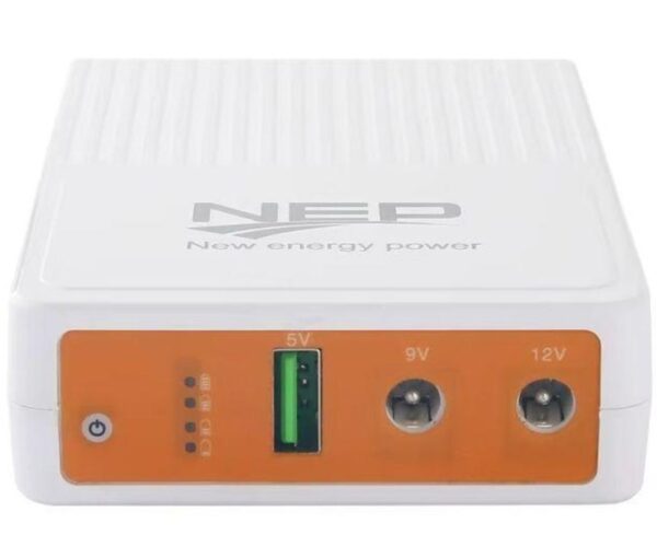MINI UPS 10400MAH NEP QX-600 25W 12V 9V 5V - Imagen 2