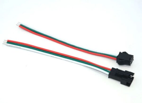 CABLES 3 PINES SM3P 15CM (MACHO Y HEMBRA) - Imagen 3