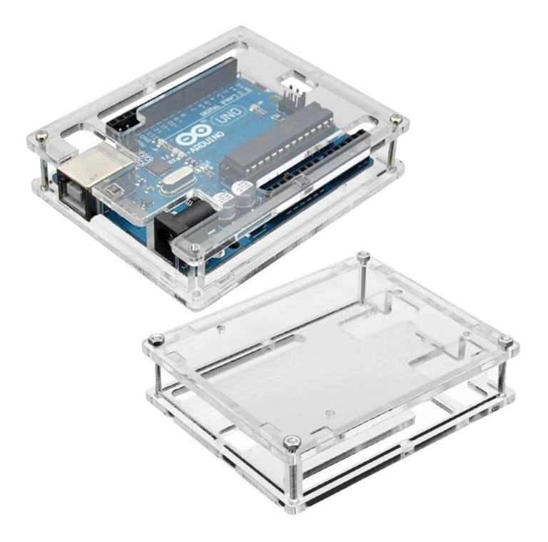 CASE ARDUINO UNO ACRILICO TRANSPARENTE - Electrostore