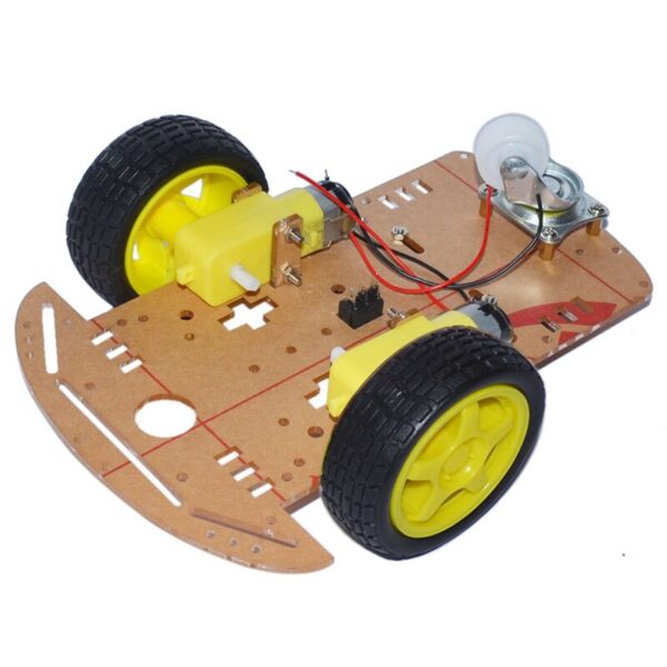 CARRO CHASIS ROBOT 1 BASE 2WD ( KIT PARA ARMAR ) - Imagen 3