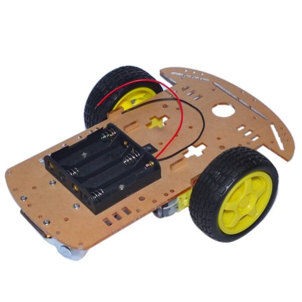 CARRO CHASIS ROBOT 1 BASE 2WD ( KIT PARA ARMAR )