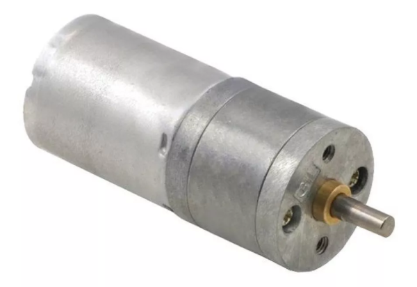MOTOR REDUCTOR 25D 12V DC 77RPM EJE 4MM  25GA370 - Imagen 2