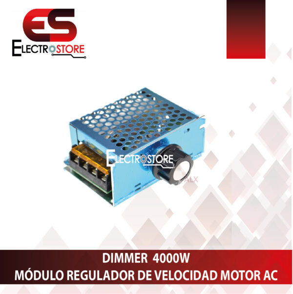 MÓDULO DIMMER AC 4000W EN CAJA METÁLICA IDEAL PARA FOCOS O MOTORES AC - Imagen 4