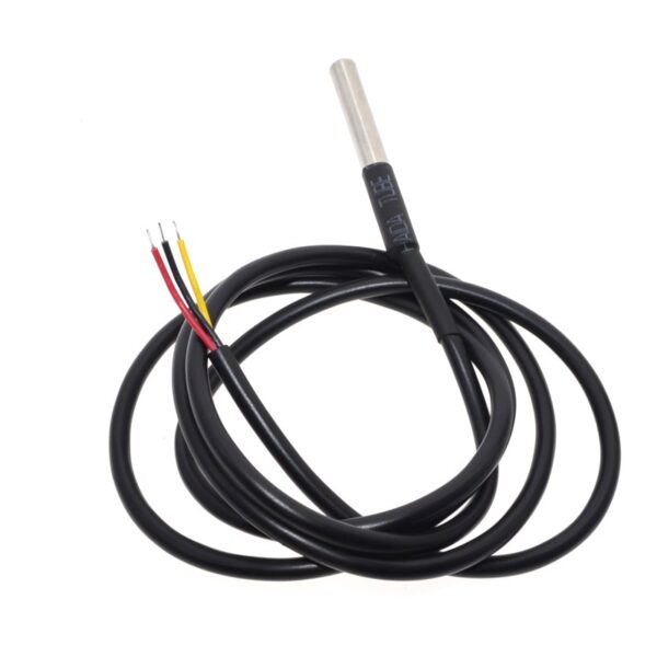 SENSOR DE TEMPERATURA SONDA DS18B20 2M CHIP GENÉRICO A PRUEBA DE AGUA INOXIDABLE - Imagen 4