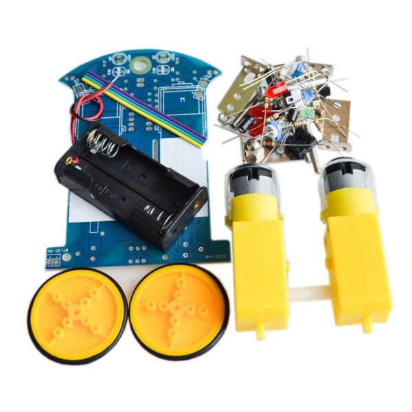 KIT PARA ARMAR CARRO SEGUIDOR DE LINEA D2-1 - Imagen 2