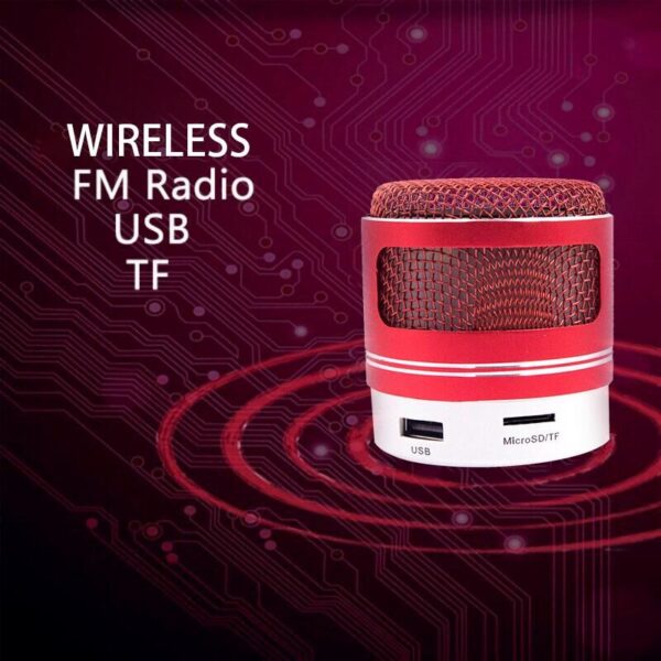 Parlante Speaker Bluetooth-USB con luz LED - Imagen 3