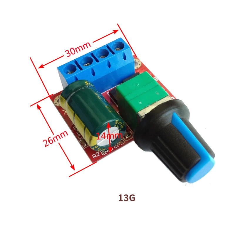 MÓDULO PWM DC 5A  5V - 35V  90W - Imagen 2