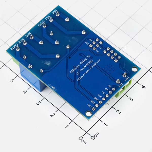 MÓDULO RELÉ 5V 2 CANALES CON WIFI ESP8266 - Imagen 3