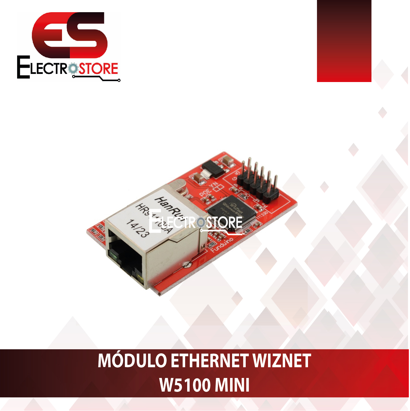 MÓDULO ETHERNET WIZNET W5100 MINI - Imagen 2