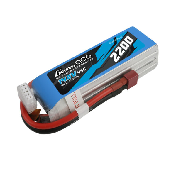 BATERÍA LIPO 4S 14,8V 2200MAH TATTU GENS ACE 45C - Imagen 4