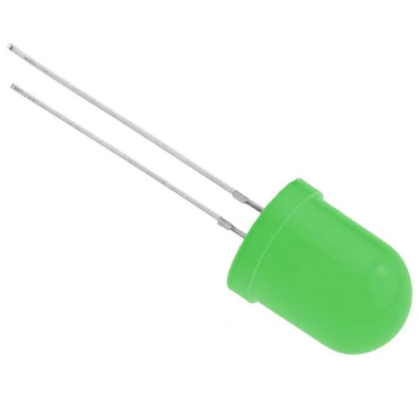 FUNDA LED 10MM NORMAL VERDE * 250