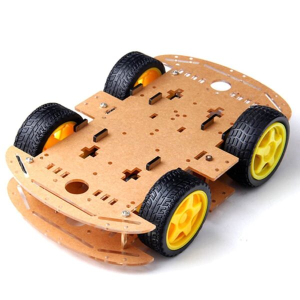 KIT ROBOT DETECTOR DE OBSTÁCULOS, ARDUINO 4WD - Imagen 2