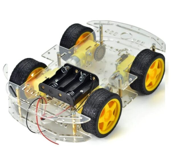 KIT ROBOT DETECTOR DE OBSTÁCULOS, ARDUINO 4WD - Imagen 4