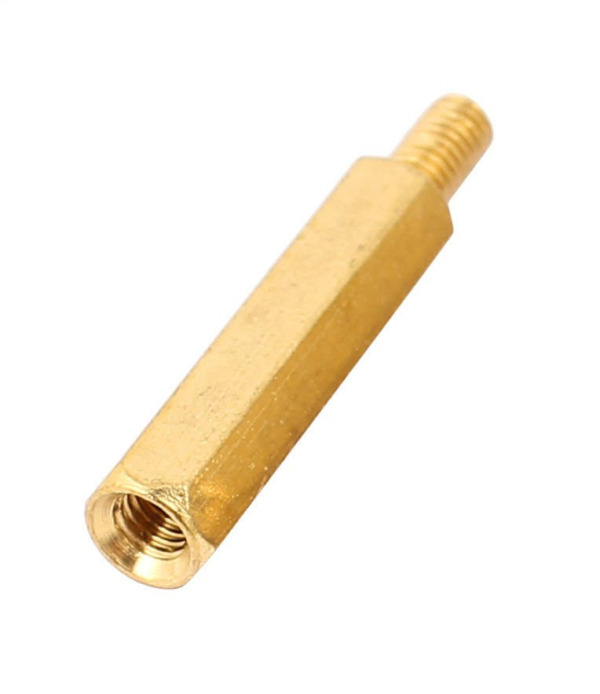 SEPARADOR COLUMNA HEXAGONAL M3 20MM+6MM HEMBRA MACHO