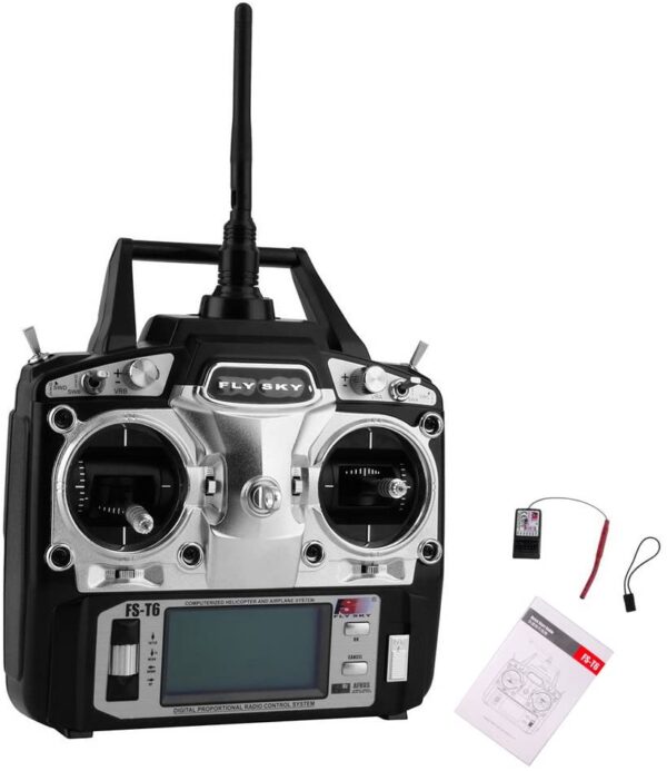 RC RADIO CONTROL FLYSKY FS-T6 6 CANALES 2,4GHZ ALTA PRECISIÓN