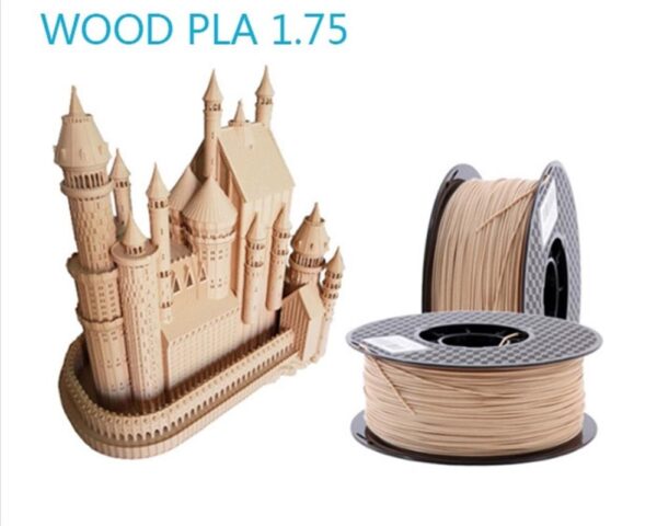 FILAMENTO PLA DE MADERA 1,75 PARA IMPRESORA 3D ROLLO 1KG