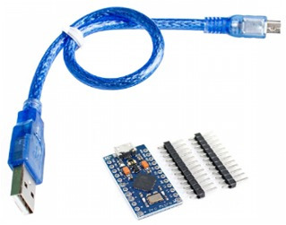 TARJETA PRO MICRO (LEONARDO) COMPATIBLE CON ARDUINO + CABLE USB