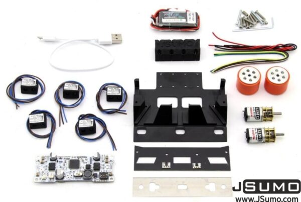 ROBOT MINI SUMO BLACK MAGIC - JSUMO - SIN EMSAMBLAR - PROGRAMACION INCLUIDA - Imagen 4