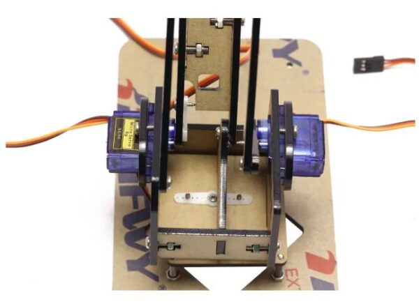 KIT BRAZO ROBÓTICO 4 DOF ACRÍLICO + ARDUINO + MÓDULO JOYSTICK + SERVOMOTORES - Imagen 4