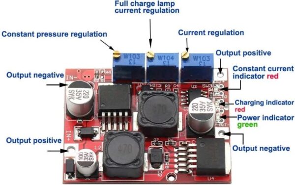 MÓDULO 2 EN 1 ELEVADOR DE VOLTAJE LM2577 / REDUCTOR DE VOLTAJE LM2596 STEP UP/DOWN BUCK BOOST CARGADOR DE BATERÍAS