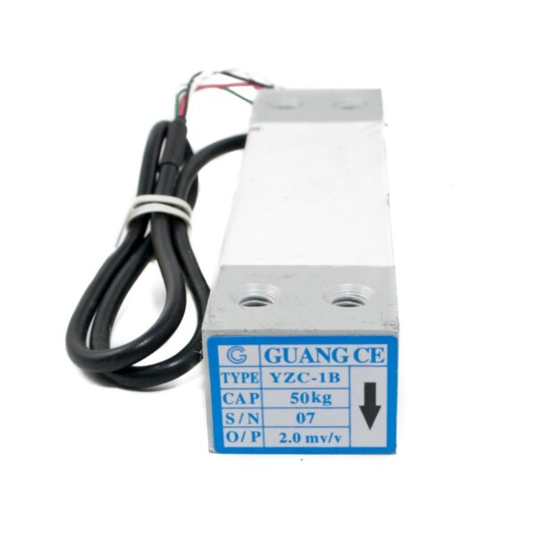 SENSOR DE PESO 50KG CZL601 +MÓDULO 24 BIT A/D CONVERTIDOR HX711