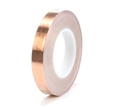 ROLLO CINTA COBRE/ALUMINIO 20MM*0,1MM 1 LADO 50M