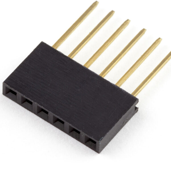 ESPADINES RECTOS HEMBRA 6 PINES 2.54MM ARDUINO SHIELDS