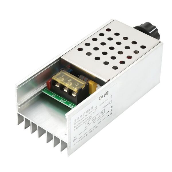 MÓDULO DIMMER AC 6000W EN CAJA METÁLICA IDEAL PARA FOCOS O MOTORES AC