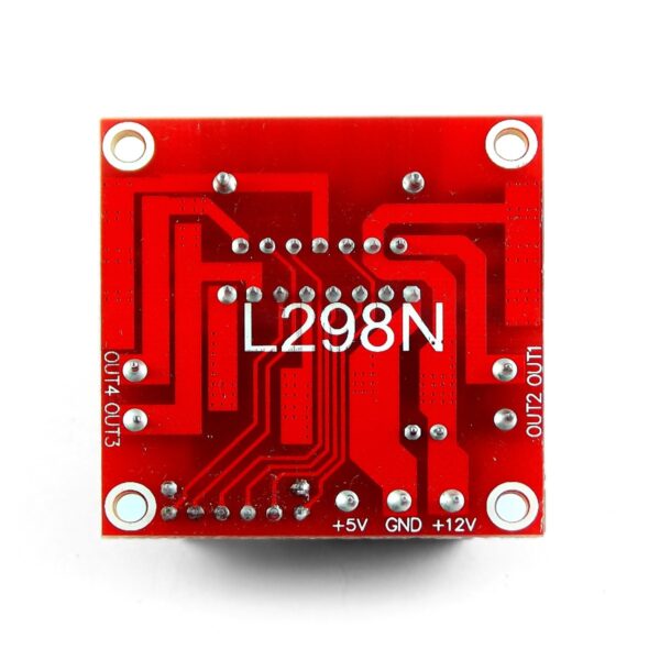 MÓDULO L298N CONTROLADOR DE MOTORES PAP DUAL (ROJO) - Imagen 4