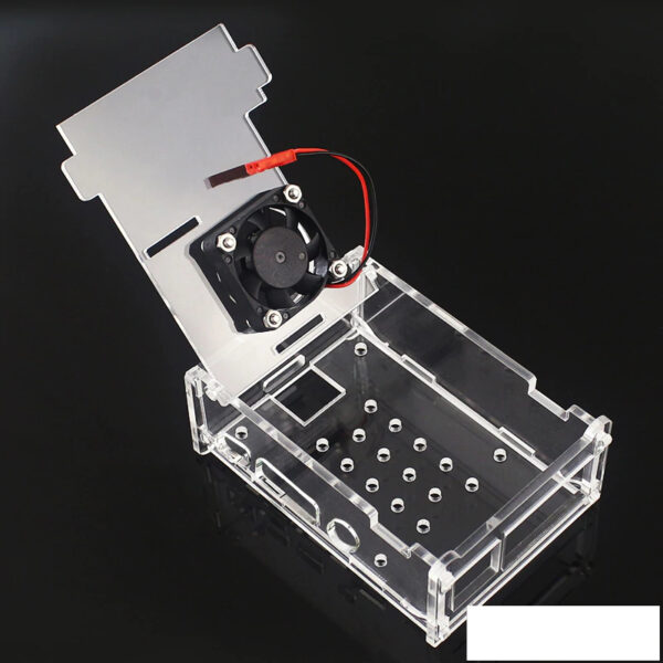 CASE RASPBERRY PI 3 B ACRÍLICO TRANSPARENTE - Imagen 5