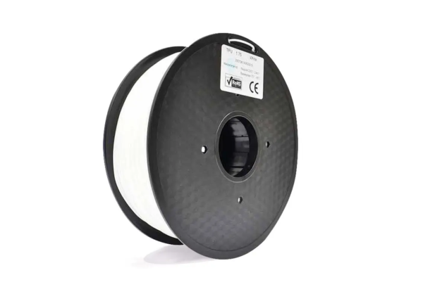 FILAMENTO TPU 1,75 PARA IMPRESORA 3D ROLLO 1KG BLANCO