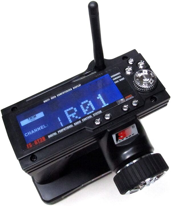 RC RADIO CONTROL FLYSKY GT3B-2,4G 3 CH GATILLO PISTOLA + RECEPTOR FS-GR3E - Imagen 4