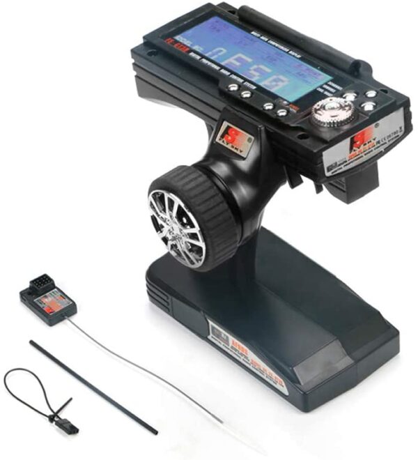 RC RADIO CONTROL FLYSKY GT3B-2,4G 3 CH GATILLO PISTOLA + RECEPTOR FS-GR3E