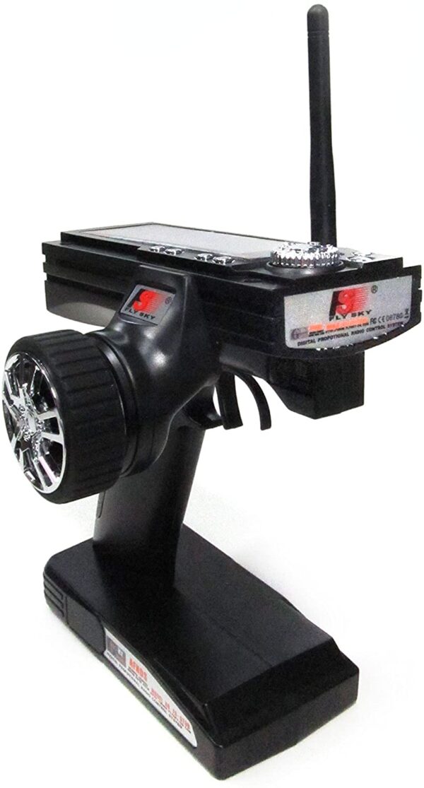 RC RADIO CONTROL FLYSKY GT3B-2,4G 3 CH GATILLO PISTOLA + RECEPTOR FS-GR3E - Imagen 3