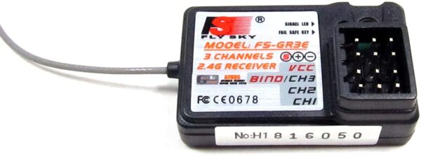 RC RADIO CONTROL FLYSKY GT3B-2,4G 3 CH GATILLO PISTOLA + RECEPTOR FS-GR3E - Imagen 5