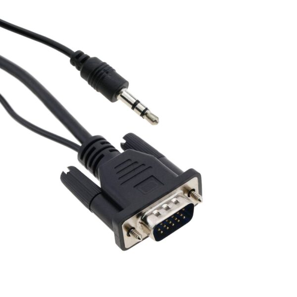 CABLE VGA A HDMI Y USB, USB POWER CON AUDIO - Imagen 3