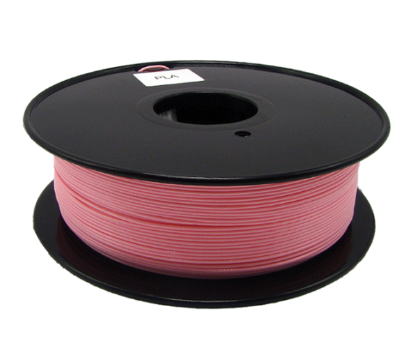 FILAMENTO PLA 1,75 PARA IMPRESORA 3D ROLLO 1KG ROSADO CLARO