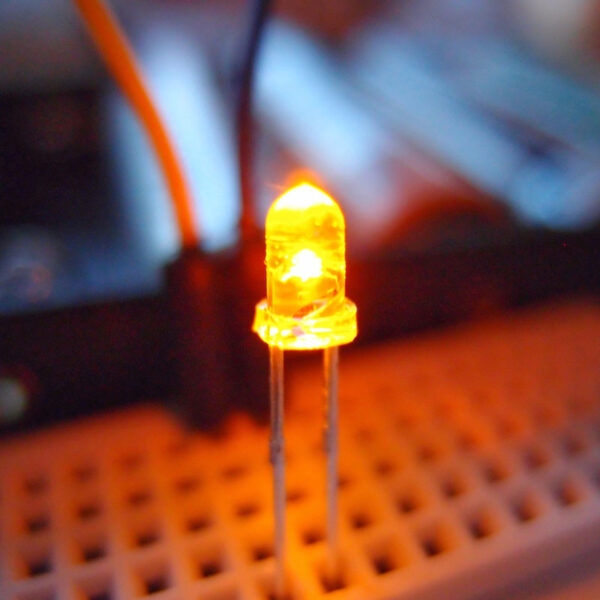 LED 3MM NORMAL AMARILLO - Imagen 2