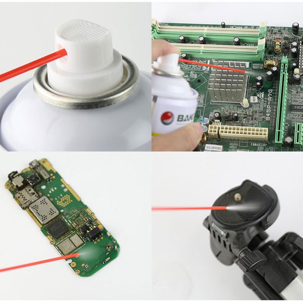 LIMPIADOR DE CONTACTOS PLACAS ELECTRÓNICAS 550ML BAKU - Imagen 2