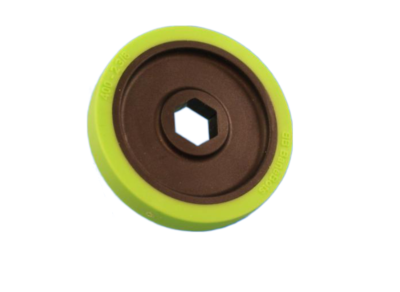 PAR DE LLANTAS BANEBOTS 30A 2-3/8" x 0.4", 1/2" VERDE