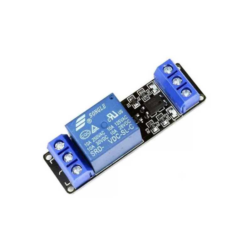 MÓDULO RELÉ 5V 1 CANAL CON OPTOACOPLADOR (AZUL)