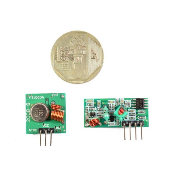 MÓDULO RADIO FRECUENCIA RF 433MHZ TX+ RX - Imagen 3