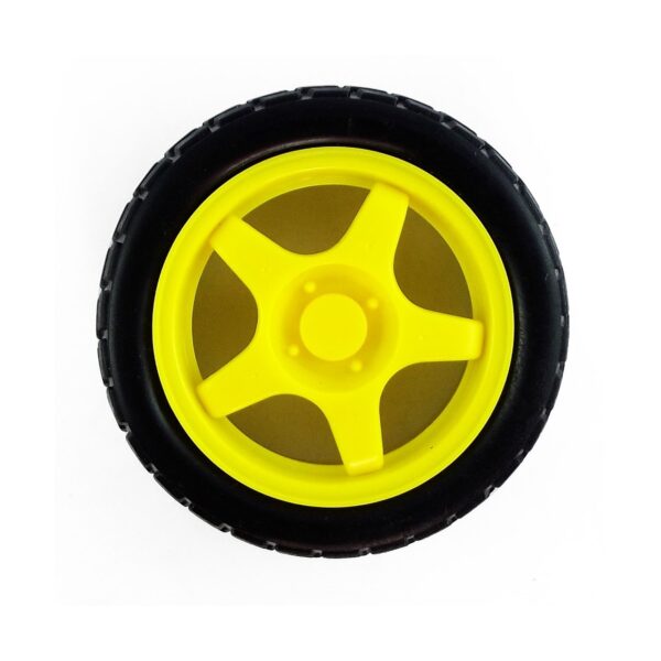 LLANTA DE GOMA PARA MOTORREDUCTOR TT 65*28MM - Imagen 4