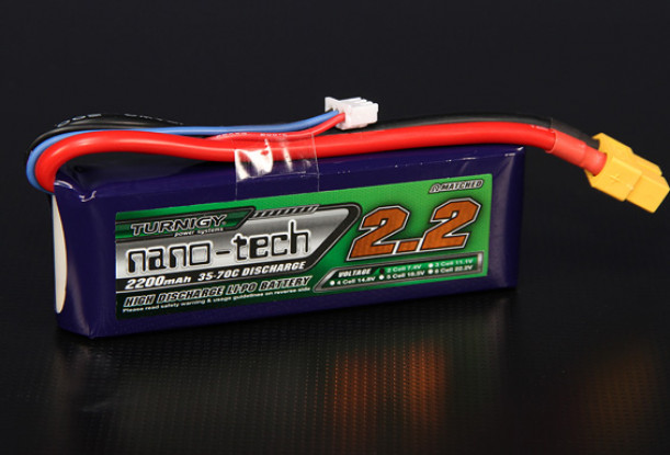 BATERÍA LIPO 2S 7,4V 2200MAH TURNIGY NANO-TECH 35-70C