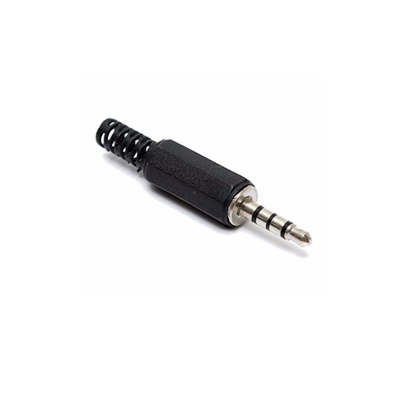 PLUG AUDIO STEREO 3,5MM 3 ANILLOS 4 PINES - Imagen 2